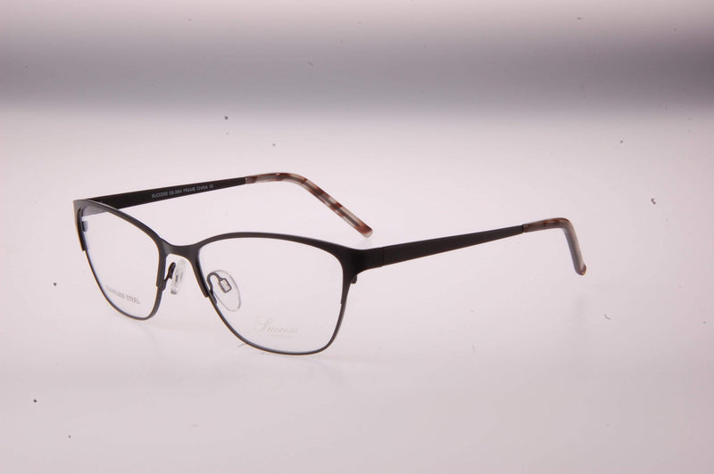 Visual Eyes Glasses MATT-BLACK / Frame Only / Clear Success 384