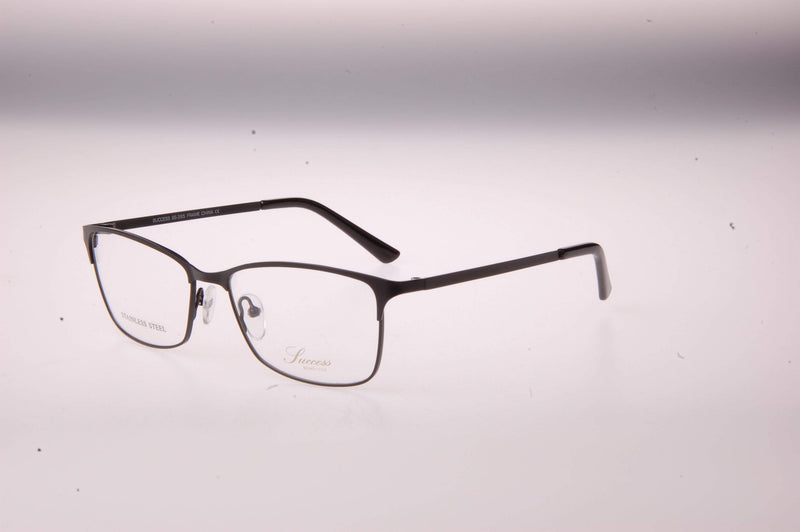 Visual Eyes Glasses MATT-BLACK / Frame Only / Clear Success 385