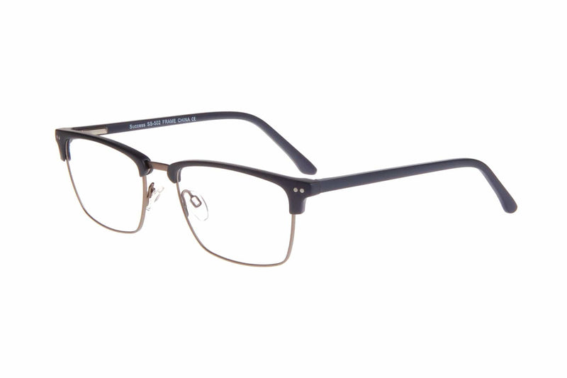 Visual Eyes Glasses MATT-BLUE / Frame Only / Clear Success 502