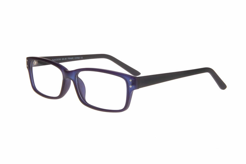 Visual Eyes Glasses MATT-BLUE / Frame Only / Clear Success 80