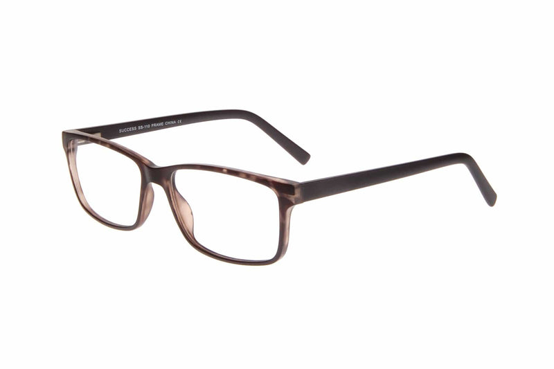 Visual Eyes Glasses MATT-BROWN-DEMI / Frame Only / Clear Success 110