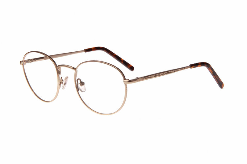 Visual Eyes Glasses MATT-GOLD / Frame Only / Clear Horizon Pacific