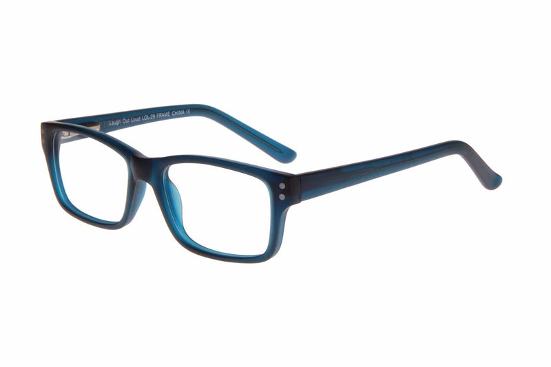 Visual Eyes Glasses MATT-NAVY / Frame Only / Clear Laugh Out Loud 29