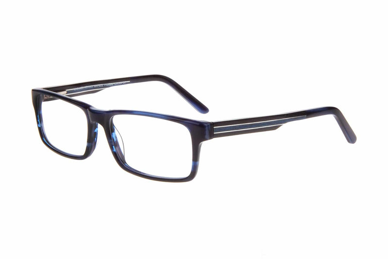 Visual Eyes Glasses MATT-NAVY / Frame Only / Clear Michael Adams 622