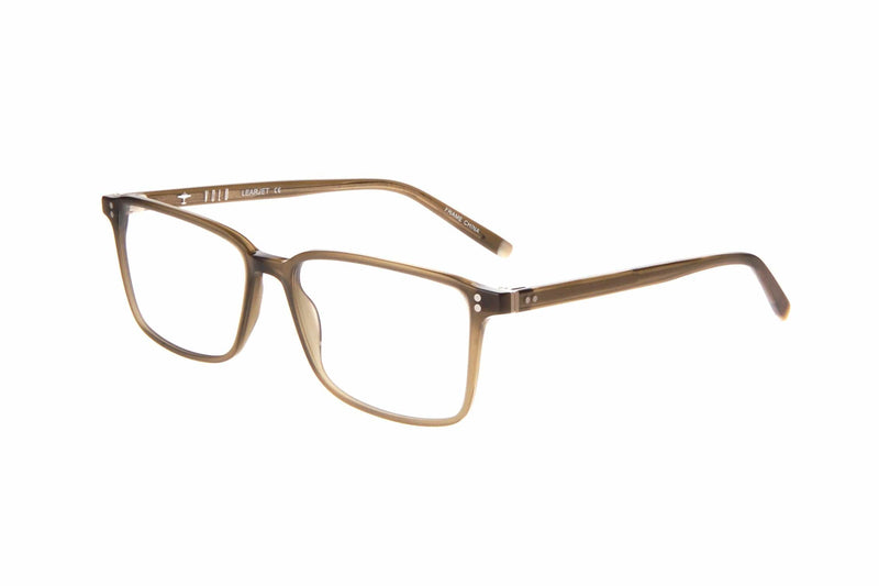 Visual Eyes Glasses Matt-Olive / Frame Only / Clear Volo Lea Jet