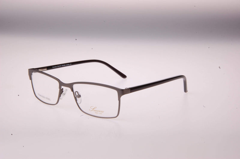 Visual Eyes Glasses MATT-PEWTER / Frame Only / Clear Success 387