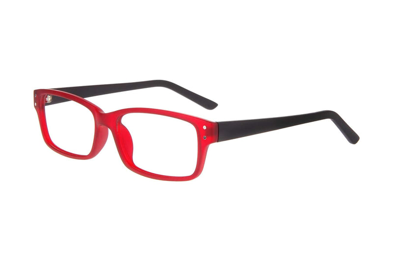 Visual Eyes Glasses MATT-RED / Frame Only / Clear Success 80