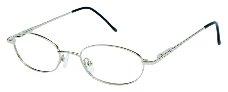 Visual Eyes Glasses MATT-SILVER / Frame Only / Clear Success 220