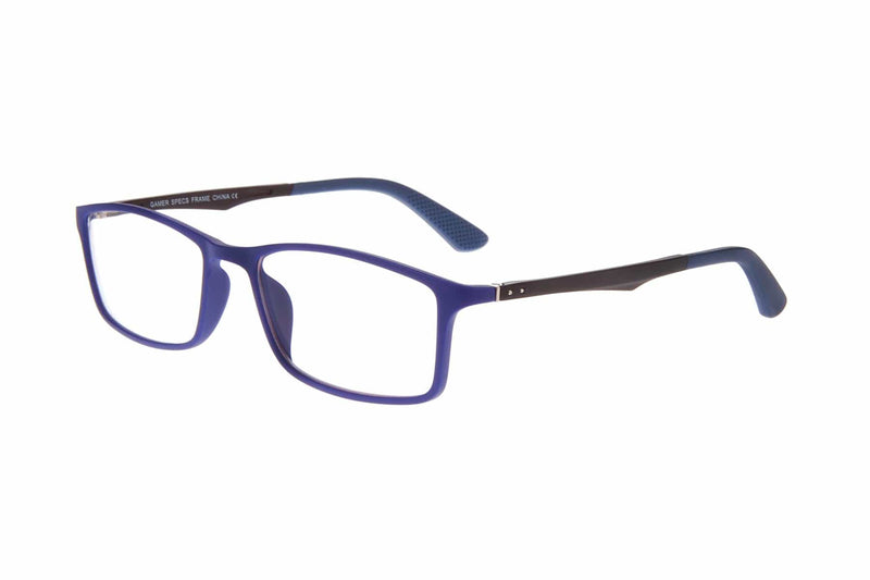 Visual Eyes Glasses NAVY-BLACK / Frame Only / Clear Gamer Gameover