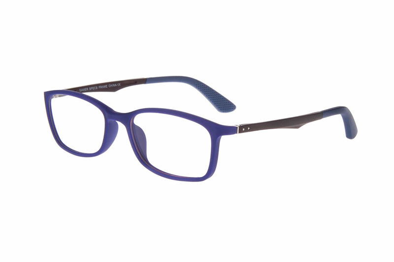 Visual Eyes Glasses NAVY-BLACK / Frame Only / Clear Gamer Levelup