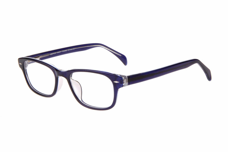 Visual Eyes Glasses NAVY / Frame Only / Clear Editor Vinny