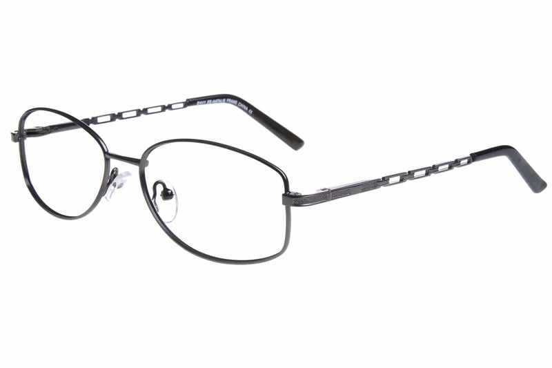 Visual Eyes Glasses PEWTER / Frame Only / Clear Envy Natalie