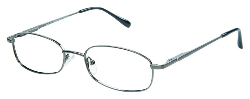 Visual Eyes Glasses PEWTER / Frame Only / Clear Success 254