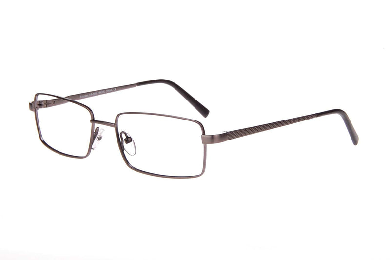 Visual Eyes Glasses PEWTER / Frame Only / Clear Success 366