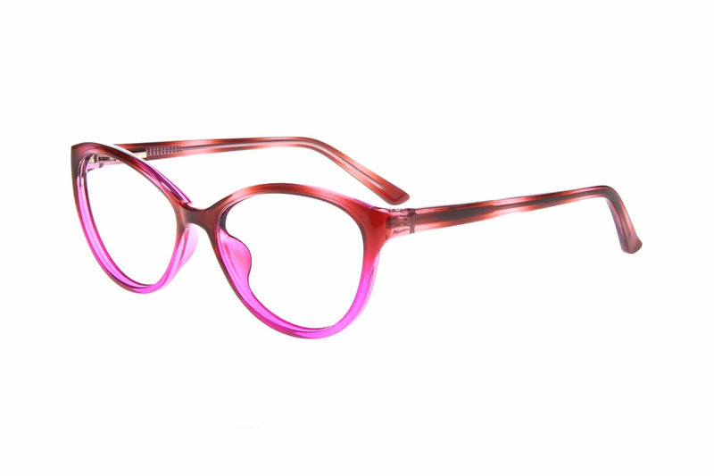 Visual Eyes Glasses PINK-DEMI / Frame Only / Clear Success 76