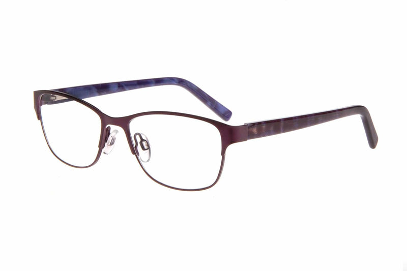 Visual Eyes Glasses PLUM / Frame Only / Clear Runway Petite 16