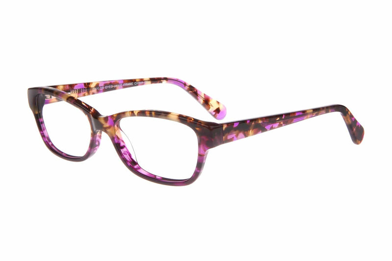 Visual Eyes Glasses PURPLE-DEMI / Frame Only / Clear Taylor Janie