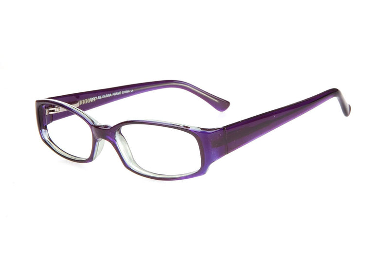 Visual Eyes Glasses PURPLE / Frame Only / Clear Envy Karina