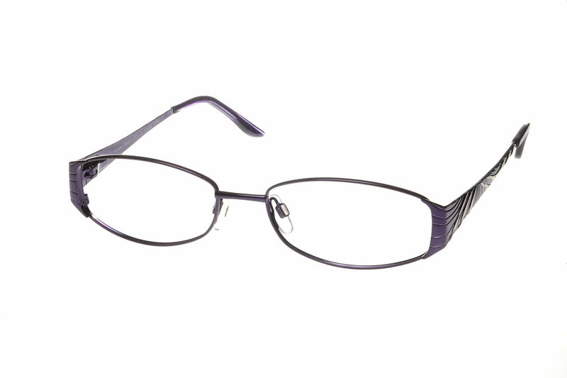 Visual Eyes Glasses PURPLE / Frame Only / Clear Runway Couture 234