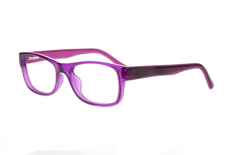 Visual Eyes Glasses PURPLE / Frame Only / Clear Runway Tween 35