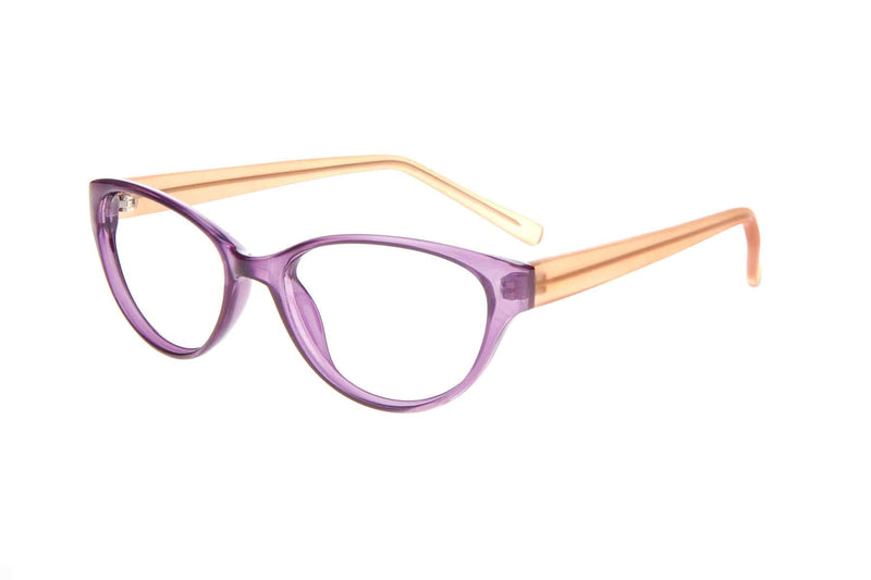 Visual Eyes Glasses PURPLE / Frame Only / Clear Success 78