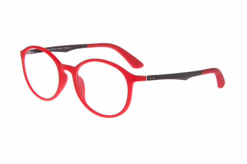 Visual Eyes Glasses RED-BLACK / Frame Only / Clear Gamer Dragon