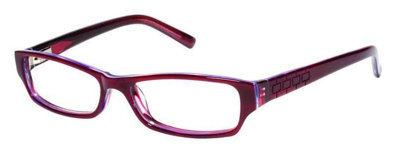 Visual Eyes Glasses RED / Frame Only / Clear Runway 140