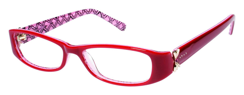 Visual Eyes Glasses RED / Frame Only / Clear Runway Couture 120