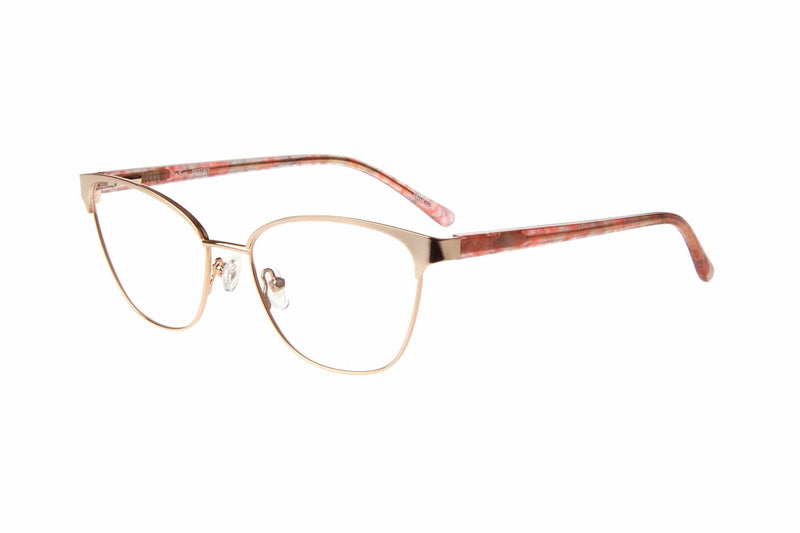 Visual Eyes Glasses ROSE-GOLD / Frame Only / Clear Mia Rae Destiny