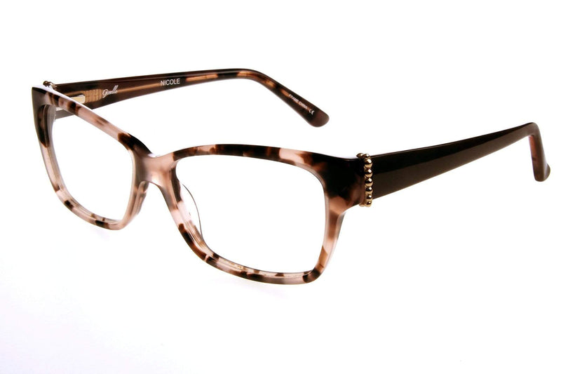 Visual Eyes Glasses ROSE-TORTOISE / Frame Only / Clear Gisselle Nicole 2