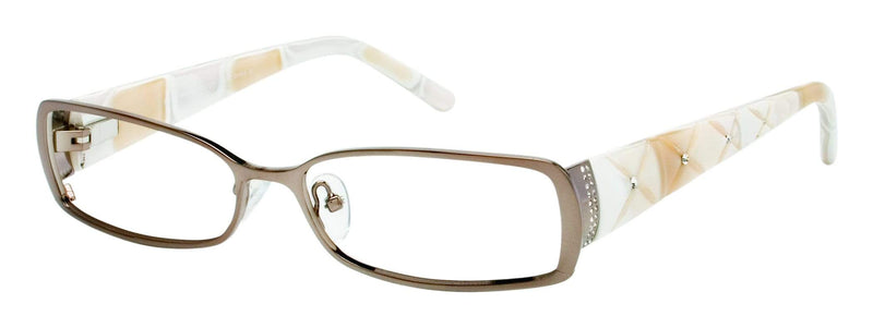 Visual Eyes Glasses SAND / Frame Only / Clear Runway Couture 207