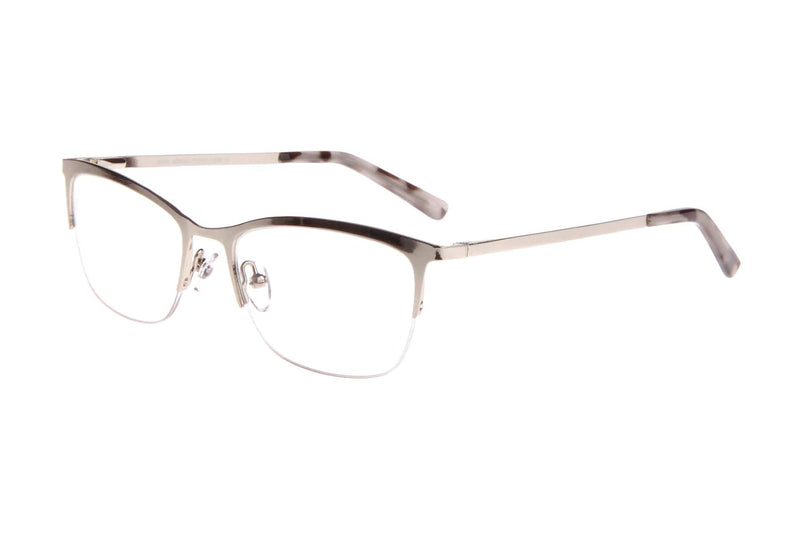 Visual Eyes Glasses SILVER / Frame Only / Clear Musa Mosiac