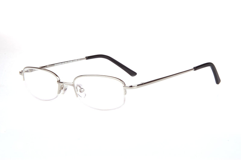 Visual Eyes Glasses SILVER / Frame Only / Clear Success 360