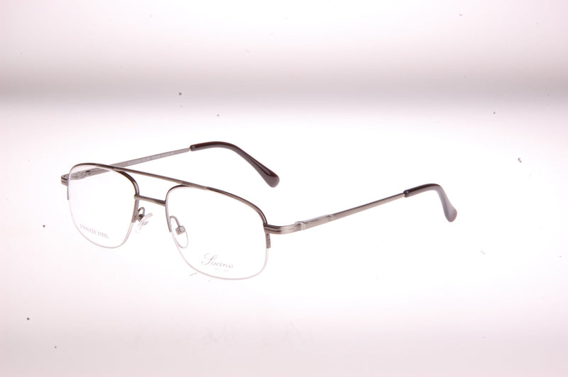 Visual Eyes Glasses SILVER / Frame Only / Clear Success 381