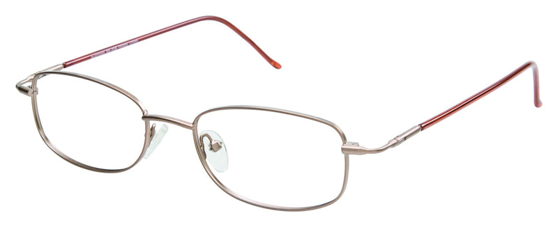 Visual Eyes Glasses SOFT-BROWN / Frame Only / Clear Success 208