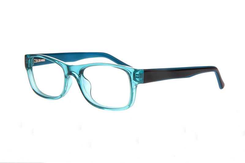 Visual Eyes Glasses TEAL / Frame Only / Clear Runway Tween 35