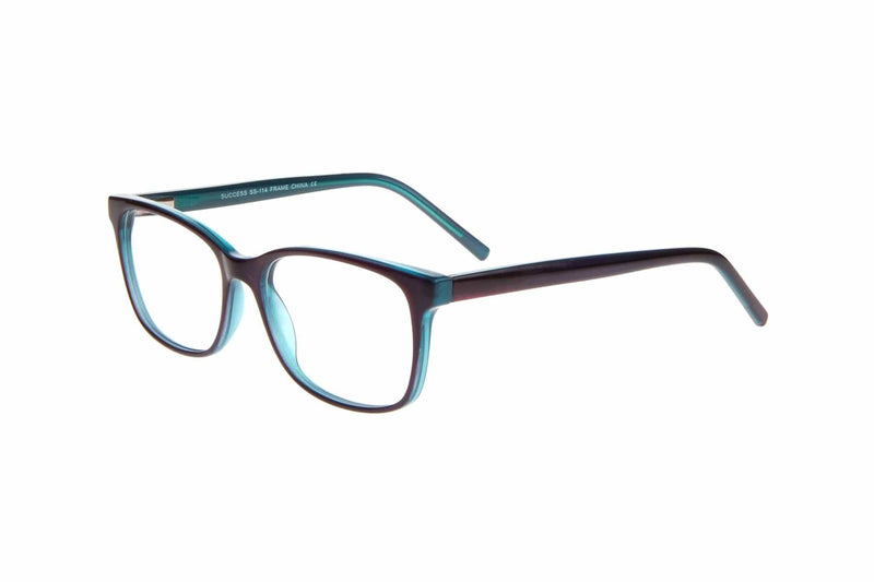 Visual Eyes Glasses TEAL / Frame Only / Clear Success 114