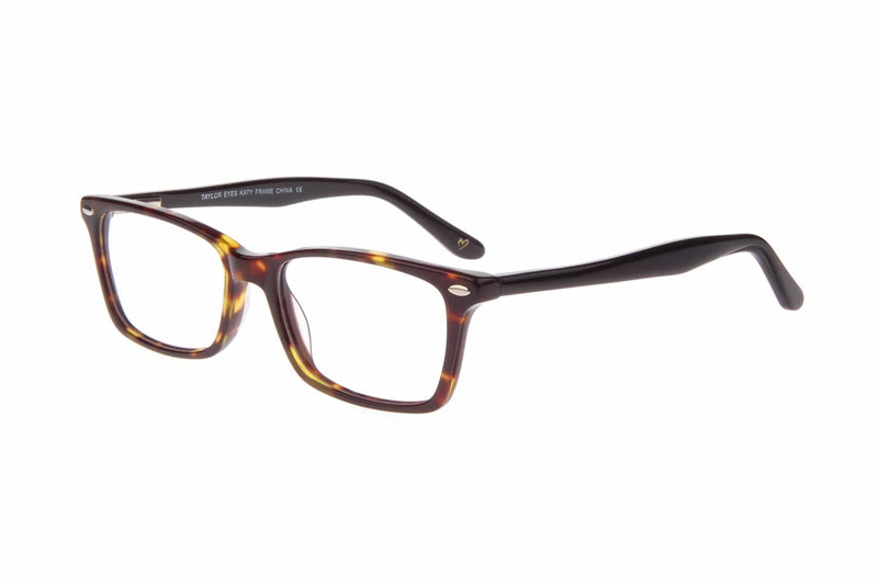 Visual Eyes Glasses TORTOISE-BLACK / Frame Only / Clear Taylor Katy