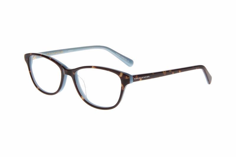 Visual Eyes Glasses Tortoise Blue / Frame Only / Frame Only Brooklyn Angela