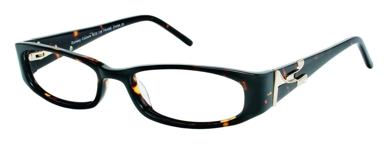 Visual Eyes Glasses TORTOISE / Frame Only / Clear Runway Couture 128