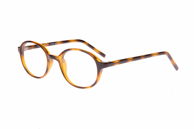 Visual Eyes Glasses TORTOISE / Frame Only / Frame Only CANNY VISION NEIL BLACK/CRYSTAL