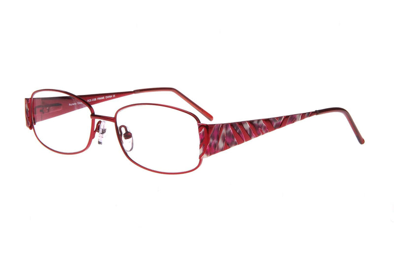 Visual Eyes Glasses WINE / Frame Only / Clear Runway Couture 236