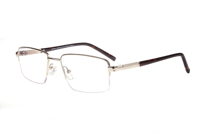 Visual Eyes Glasses YELLOW-GOLD / Frame Only / Clear Michael Adams 614 Titanium