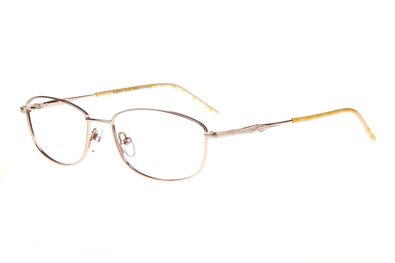 Visual Eyes Glasses YELLOW-GOLD / Frame Only / Clear Success 372