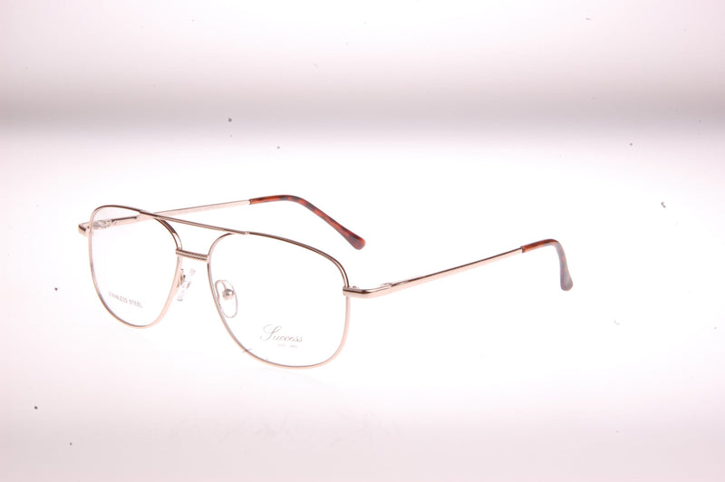 Visual Eyes Glasses YELLOW-GOLD / Frame Only / Clear Success 380r