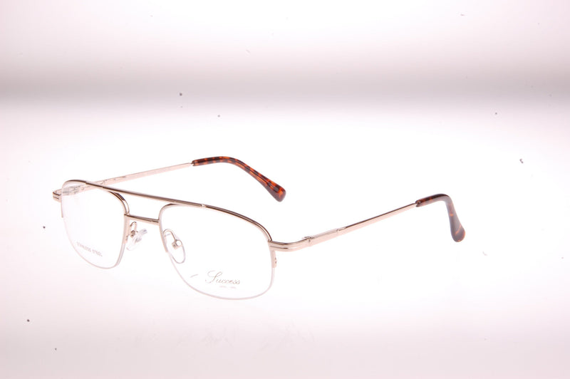 Visual Eyes Glasses YELLOW-GOLD / Frame Only / Clear Success 381a